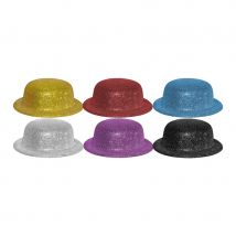 72 chapeaux melon à paillettes