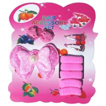 Accessoires à cheveux rose pour fillette