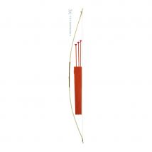 Accessoires d'archer. Arc, flèches et carquois