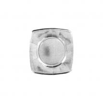 Assiettes de présentation en carton argent (ARGENT)