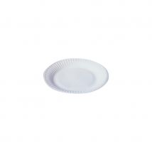 Assiettes en carton blanche (carton 18cm, X100)