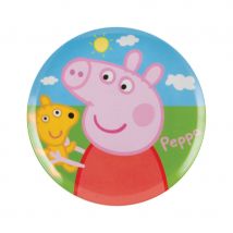 Assiette Peppa pig de 20 cm en mélamine (Assiette de 20cm)
