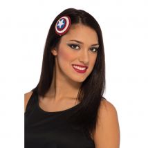 Broche à cheveux de Captain America pour femme