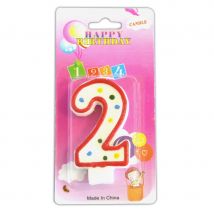 Bougie anniversaire forme n°2