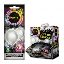 Ballon argenté lumineux (Sachet de 2 ballons)