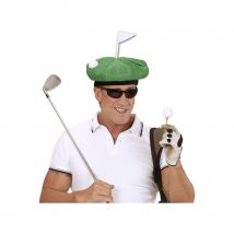 Béret bleu green de golf