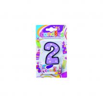 Bougie chiffre 2