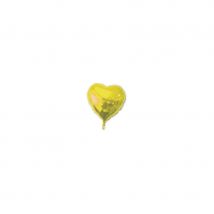 Ballon coeur doré métallisé