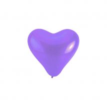 Ballons coeur lavande (LAVANDE)