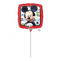 Ballon carré Mickey de 23cm