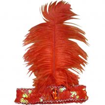 Bandeau charleston pailletté rouge (ROUGE)