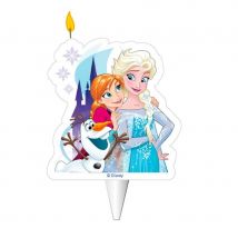 Bougie d'anniversaire Reine des neiges de 8 cm
