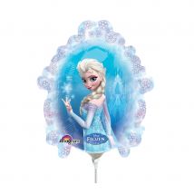 Ballon de Elsa la reine des neiges, sur tige