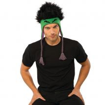 Bonnet de Hulk avec cheveux pour homme