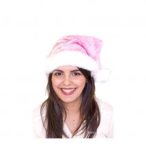 Bonnet de Noël rose clair