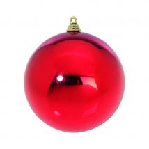 Boule de Noel rouge de 6cm (ROUGE)