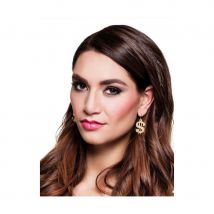 Boucles d'oreilles dollar doré