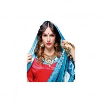Boucles d'oreilles et collier Bollywood