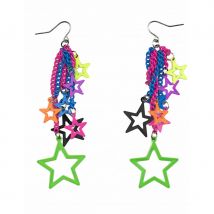 Boucles d'oreilles étoiles disco