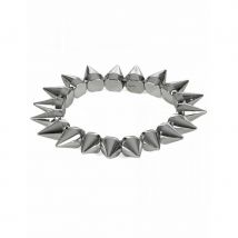 Bracelet de piques argentées