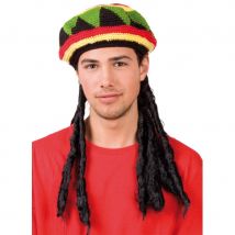 Bonnet de rasta avec dreadlocks