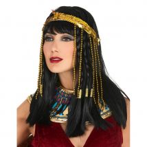 Bandeau de tête égyptien doré avec serpent