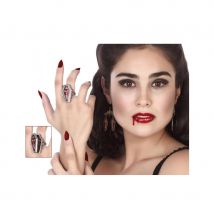 Bague de vampire en forme de cercueil pour femme