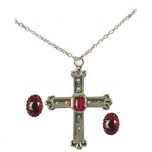 Bagues et collier de cardinal