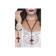 Bracelet et collier rosaire jour des morts