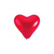 Ballons en forme de coeur rouge (ROUGE)