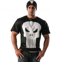 Bonnet et T-shirt du Punisher pour homme (L)
