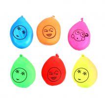 Balle farine motif visage de 7cm