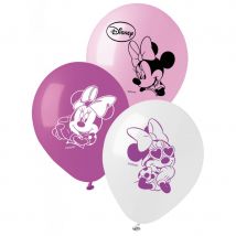 Ballons imprimés de Minnie Mouse, par 10