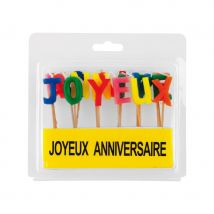 Bougies joyeux anniversaire