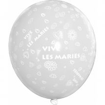Ballons mariage argent (ARGENT)