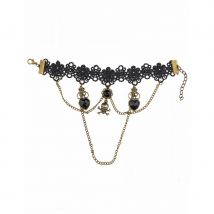 Bijou main noir avec dentelle