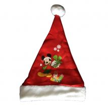 Bonnet Mickey Noël rouge pour enfant
