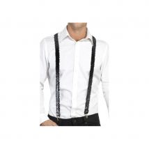 Bretelles noires à sequins (Noir)