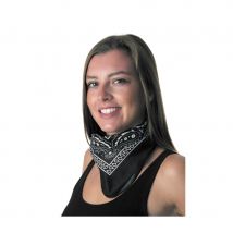 Bandana noir de 55cm