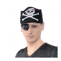 Bandana noir tête de mort