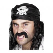 bandana pirate (Noir)