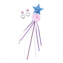 baguette princesse + boucles oreilles