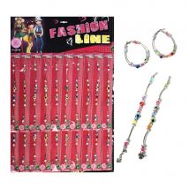 Bracelet perles oeil multicolore
