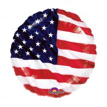 Ballon rond drapeau américain