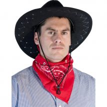 Bandana rouge de western