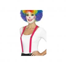 Bretelles roses de clown (Rose)