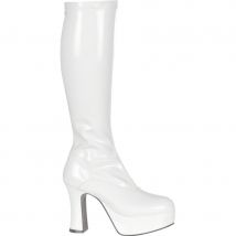 Bottes stretch blanches. Disco fever (37)
