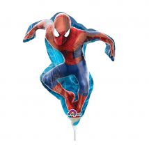 Ballon spiderman sur tige