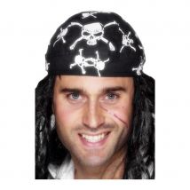 bandana tête de mort (Noir)