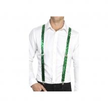 Bretelles vertes à sequins (Vert)